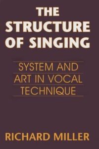 Bild på kurslitteraturbok. Den heter Structures of Singing.
